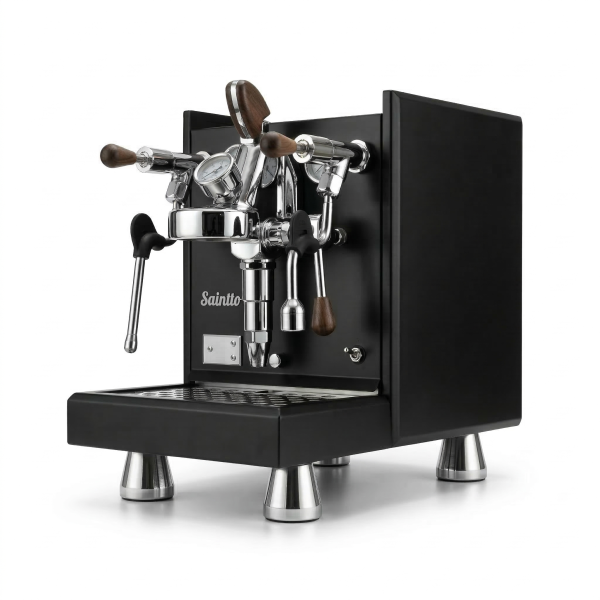 Diseño frontal de la cafetera comercial SN3135 Saintto